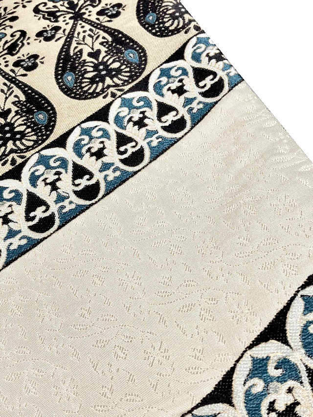 仙福屋 西陣織 となみ織物 更紗大全 破格値アウトレット ペイズリー