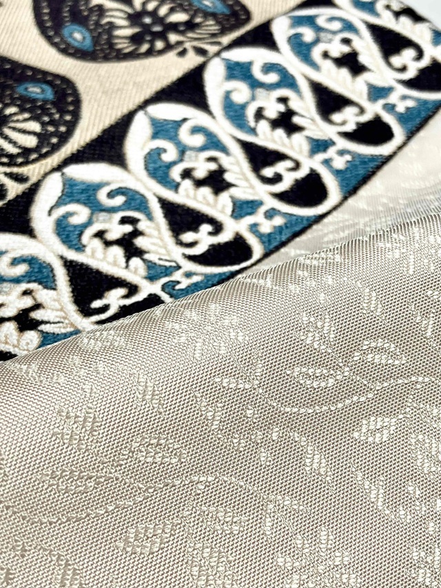 仙福屋 西陣織 となみ織物 更紗大全 破格値アウトレット ペイズリー