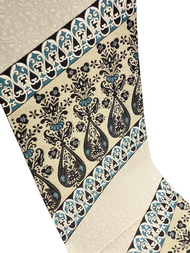 仙福屋 西陣織 となみ織物 更紗大全 破格値アウトレット ペイズリー