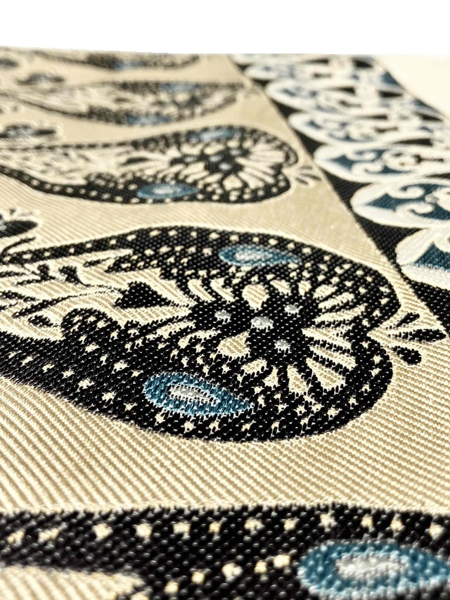 仙福屋 西陣織 となみ織物 更紗大全 破格値アウトレット ペイズリー