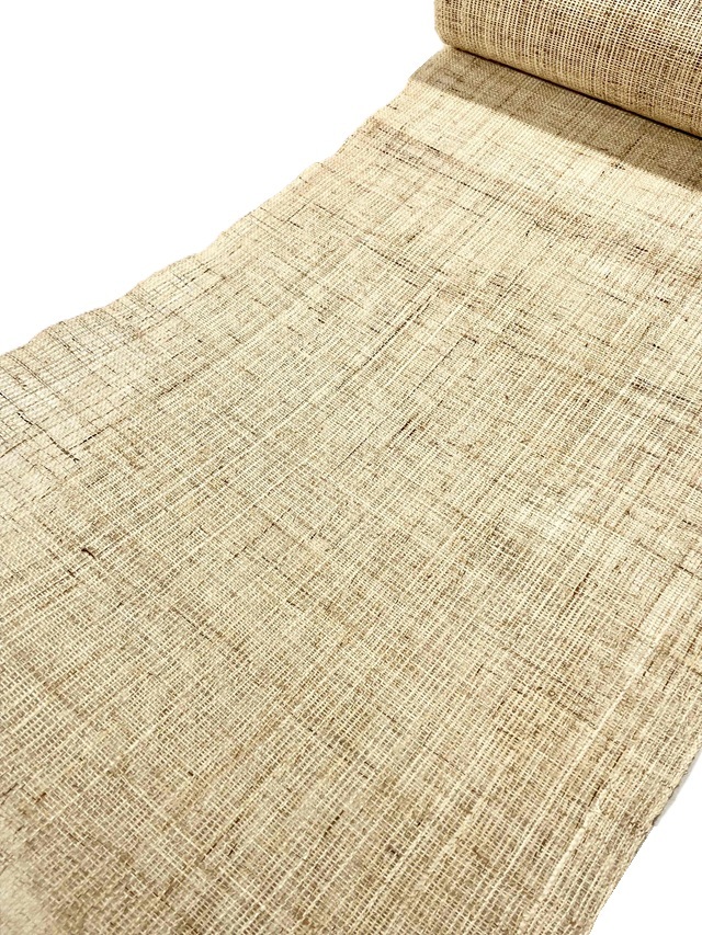 からむし織 手績み苧麻 八寸名古屋帯 極上の自然布｜着物セレクト専門