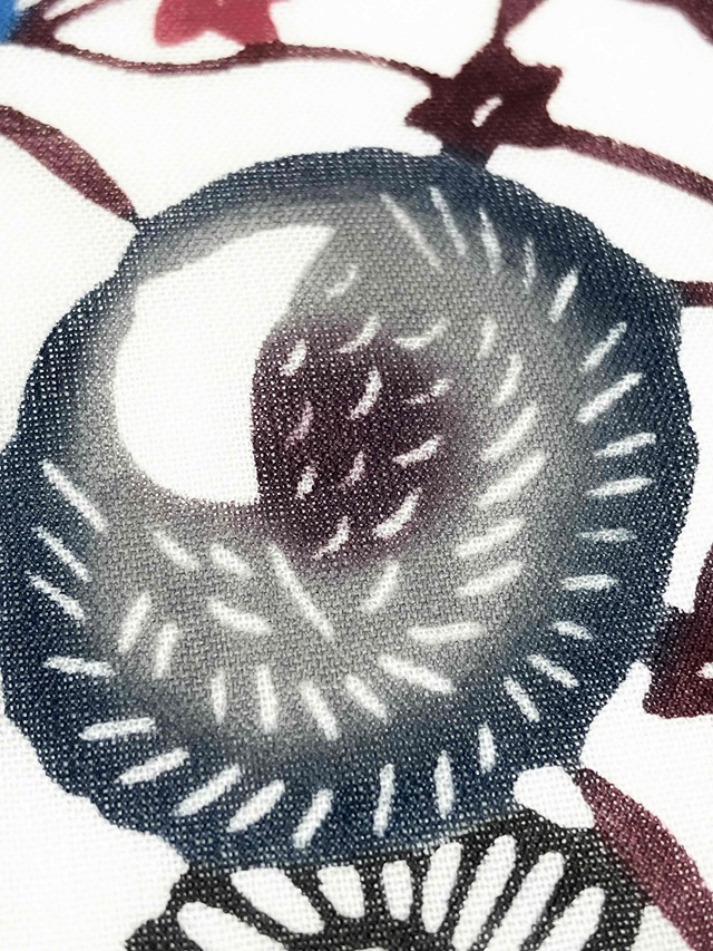 城間栄順　紅型　夏大島東郷織物