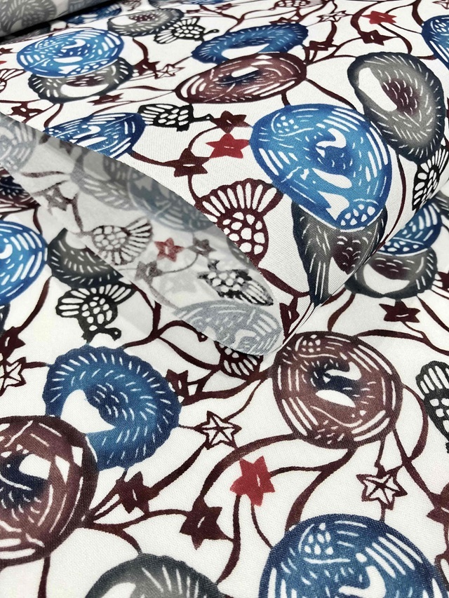 城間栄順　紅型　夏大島東郷織物