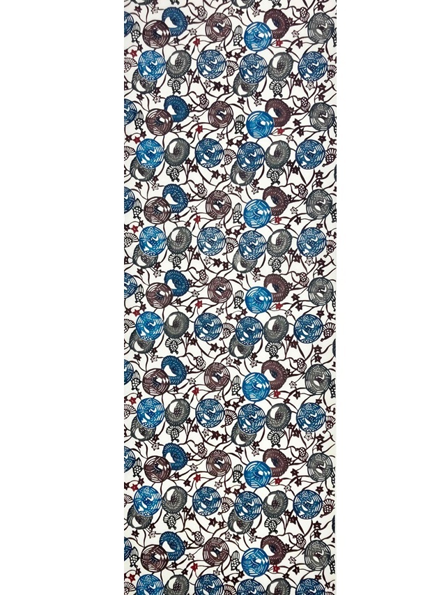 城間栄順　紅型　夏大島東郷織物