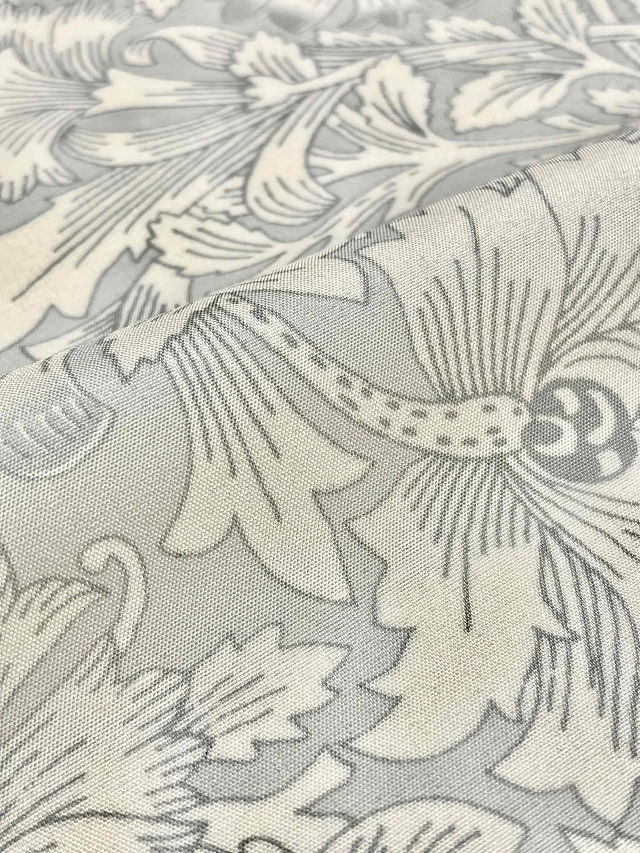 牛首紬 九寸名古屋帯 京染 更紗文様2 10周年感謝価格 ｜着物セレクト