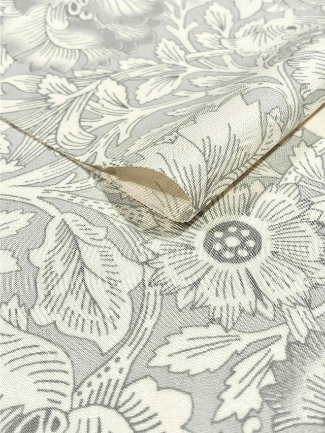 牛首紬 九寸名古屋帯 京染 更紗文様2 10周年感謝価格 ｜着物セレクト