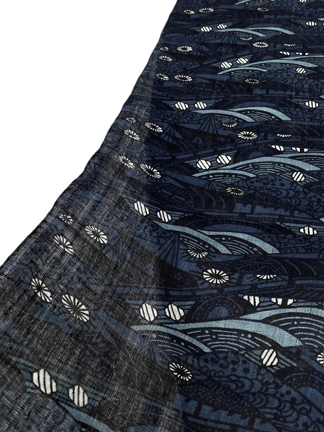 城間栄順 美しいキモノ掲載 藍型