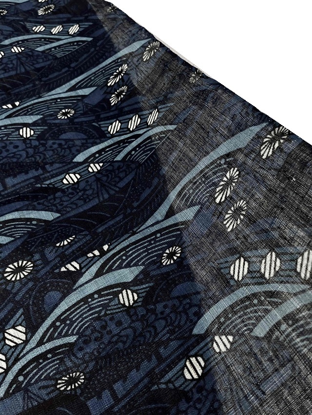 城間栄順 美しいキモノ掲載 藍型