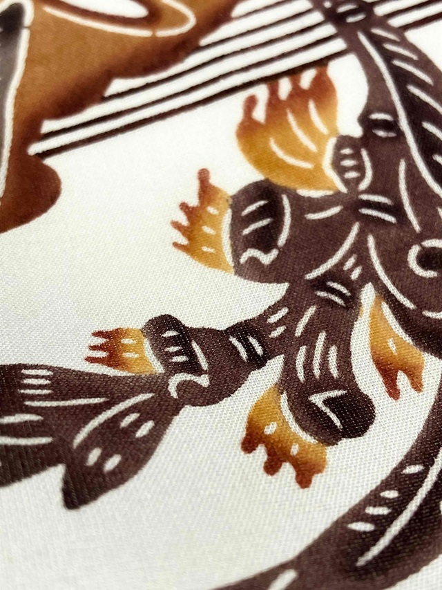 城間栄順 紅型×夏大島 糸巻 糸車 単衣夏 現代紅型の礎を築いた最高峰