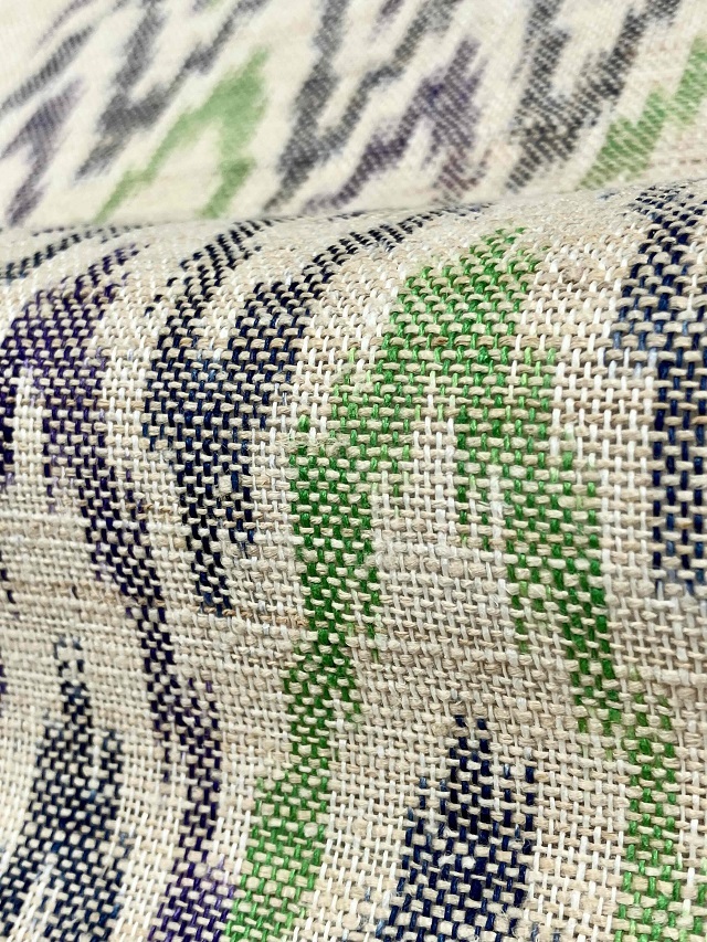 手織り絣織 夏単衣 八寸名古屋帯 川口織物1｜洗練されたお洒落さを