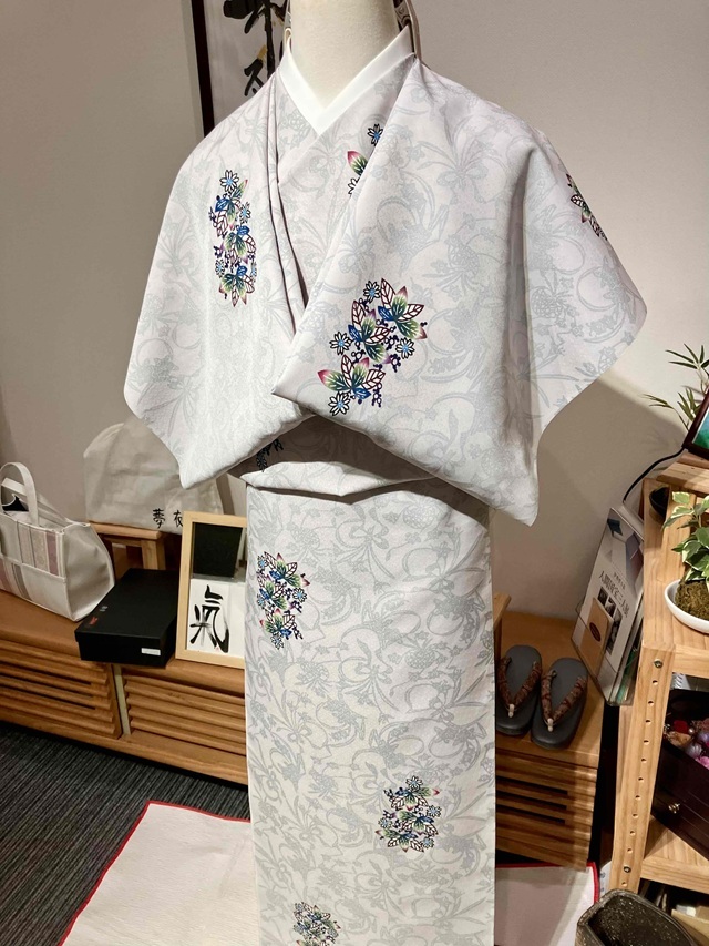 城間栄順 紅型着尺