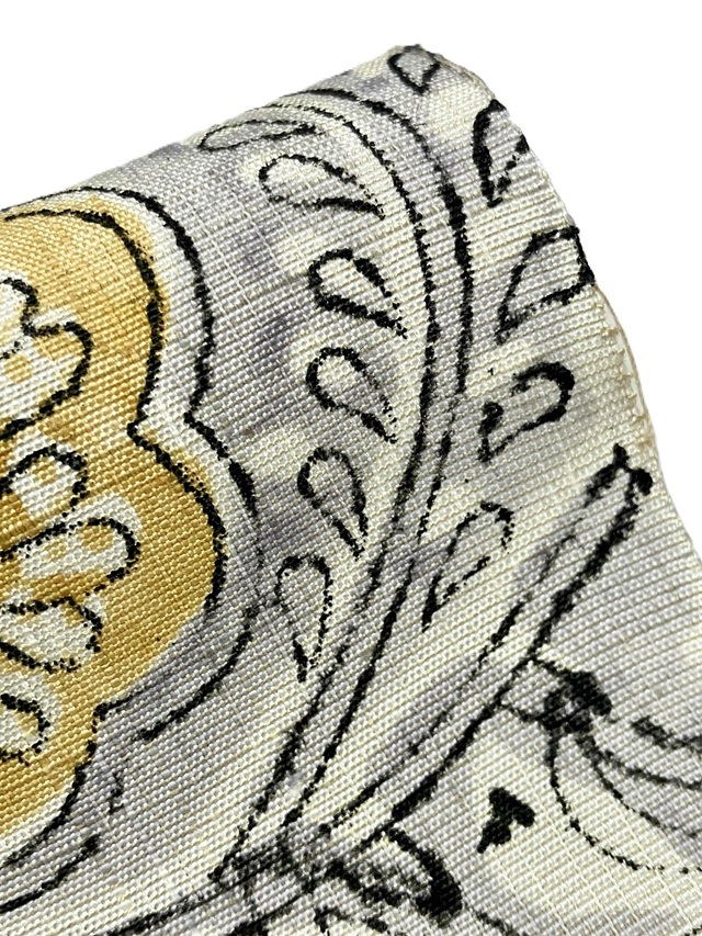 インド木版更紗 ムガシルク