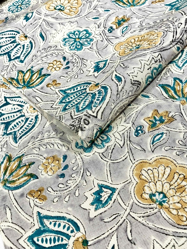 インド木版更紗 ムガシルク