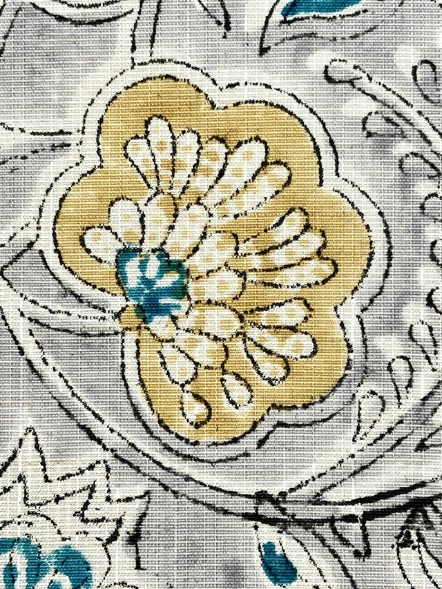 インド木版更紗 ムガシルク