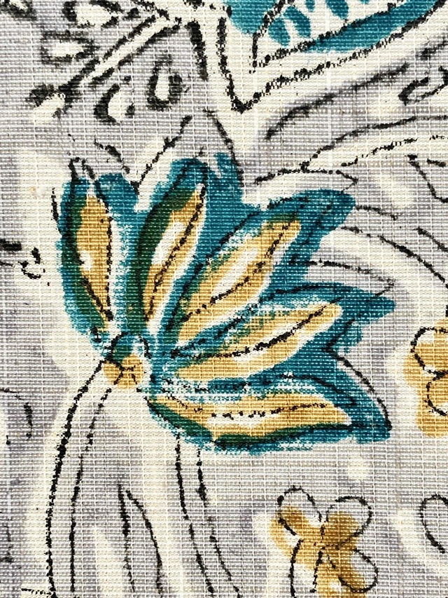 インド木版更紗 ムガシルク