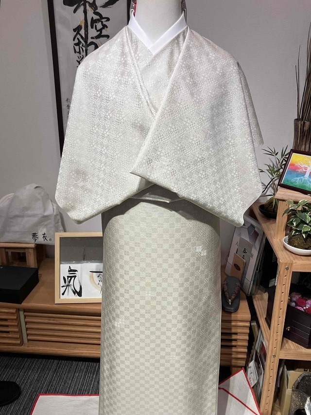 正絹 西陣お召し袷着物 西陣お召しの商品一覧|京都きもの市場【