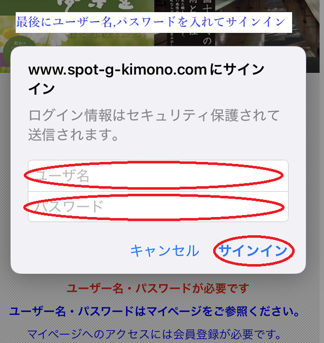 シークレットページにアクセスできない
