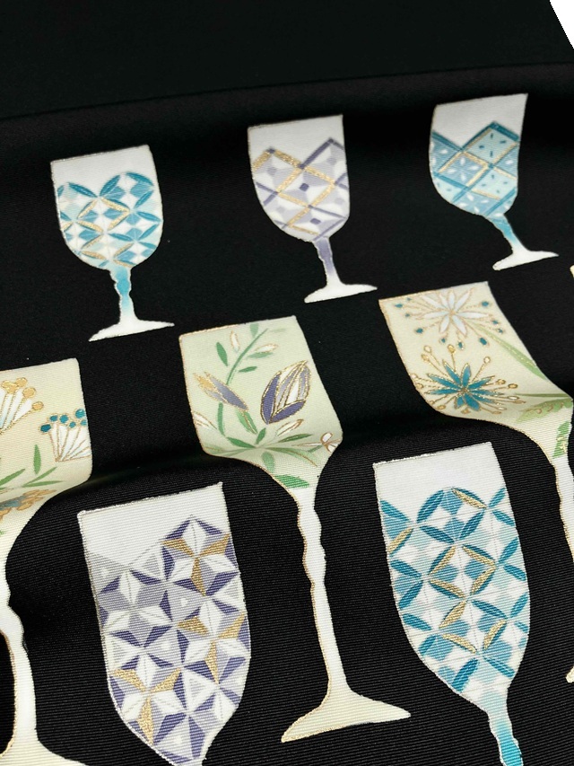 ワイングラス 京友禅 西原