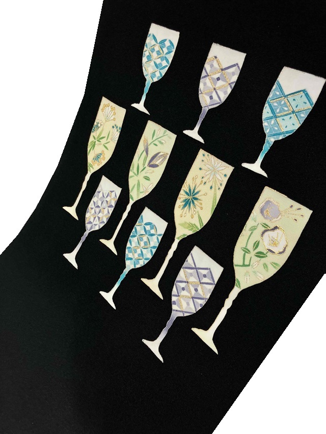 ワイングラス 京友禅 西原