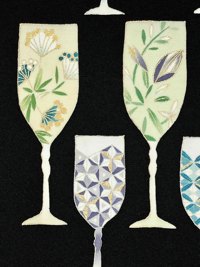 ワイングラス 京友禅 西原