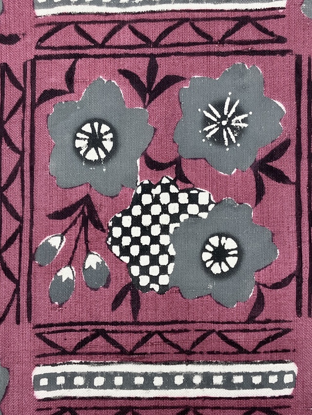 正絹上田紬型絵染め手描き希少美しいきもの掲載荒川眞理子はっぱ草木染めくるみ別注 正絹上田紬型絵染め手描き希少美しいきもの掲載荒川眞理子はっぱ草木染め