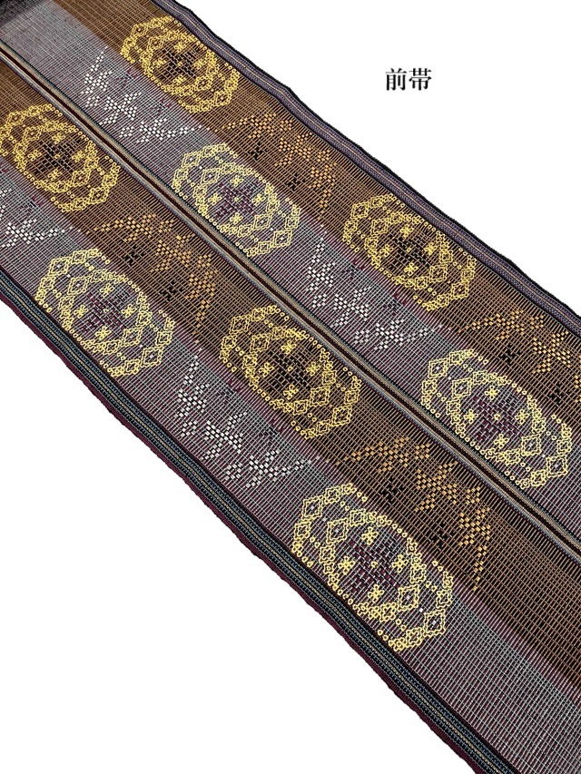 難あり　読谷村花織　名古屋帯 楽天市場】【20%クーポン対象】 【読谷山花織】 特選九寸名古屋