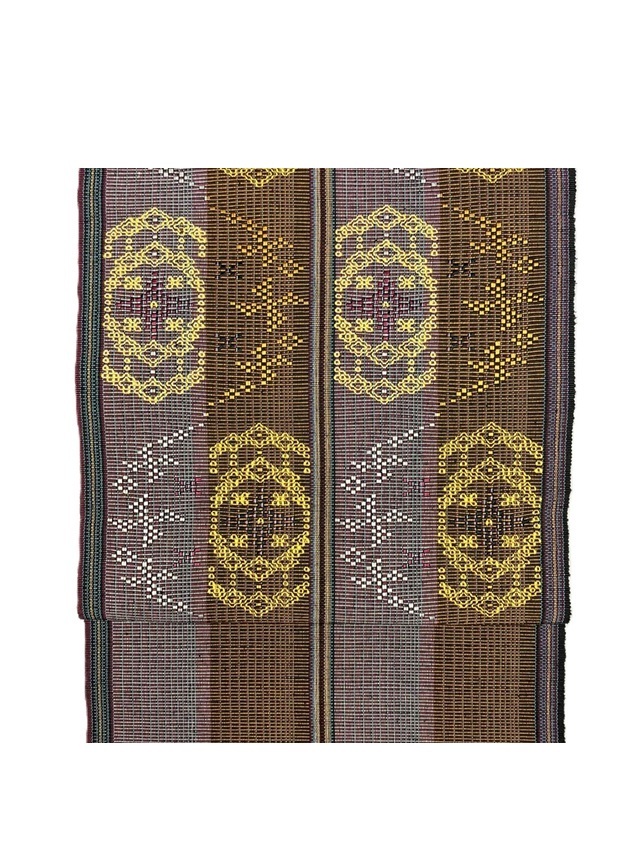 読谷山花織 希少な八寸名古屋帯| 10周年感謝特価1点限り！｜着物