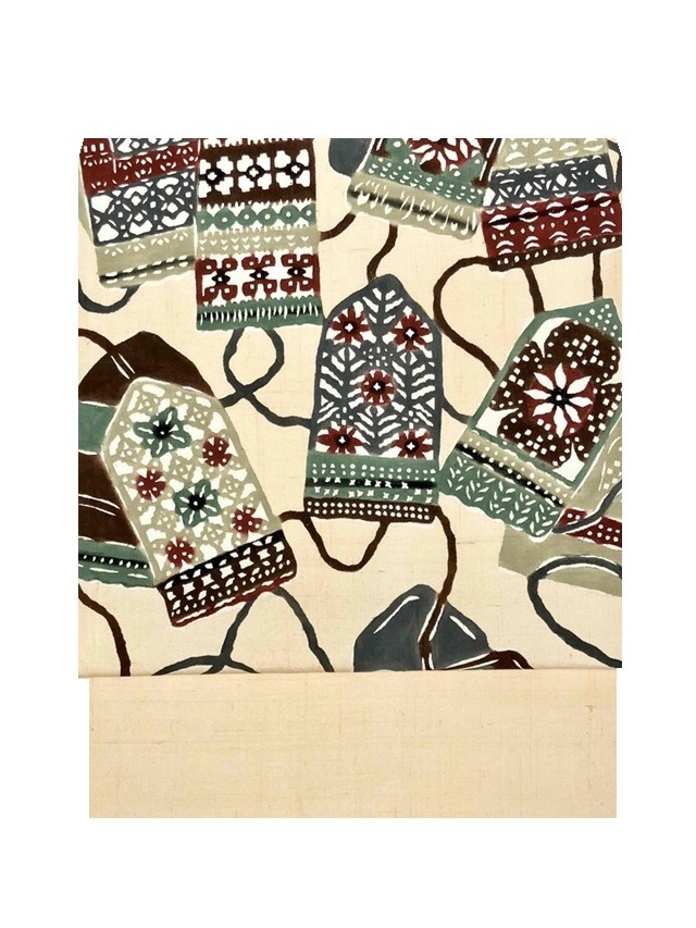 小沢美由紀 型絵染 美しいキモノ