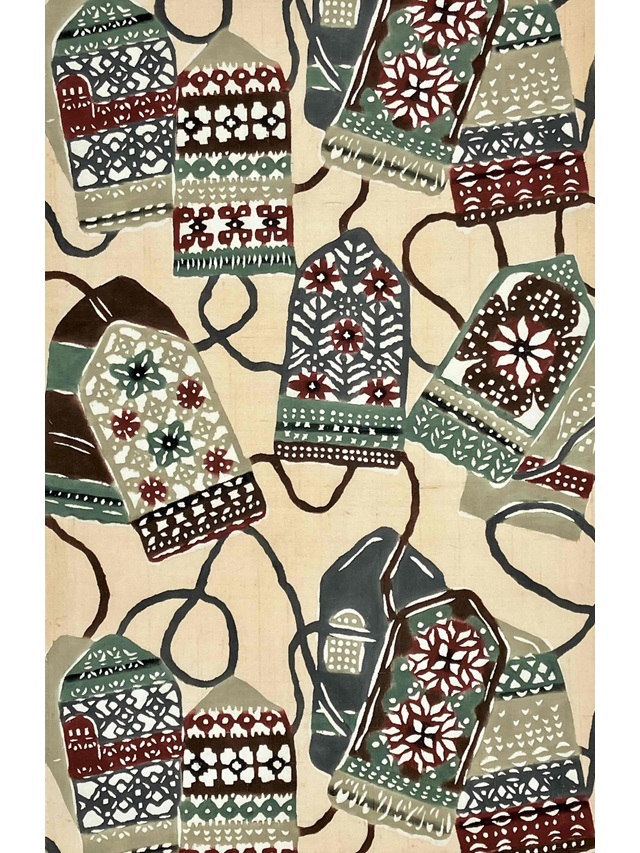 小沢美由紀 型絵染 美しいキモノ