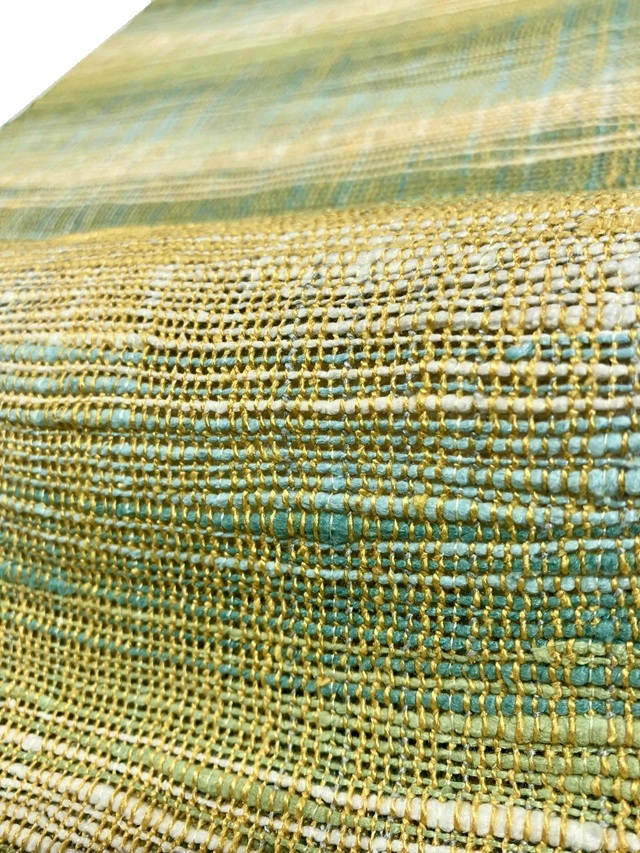 紅花染 新田源太郎 手織り