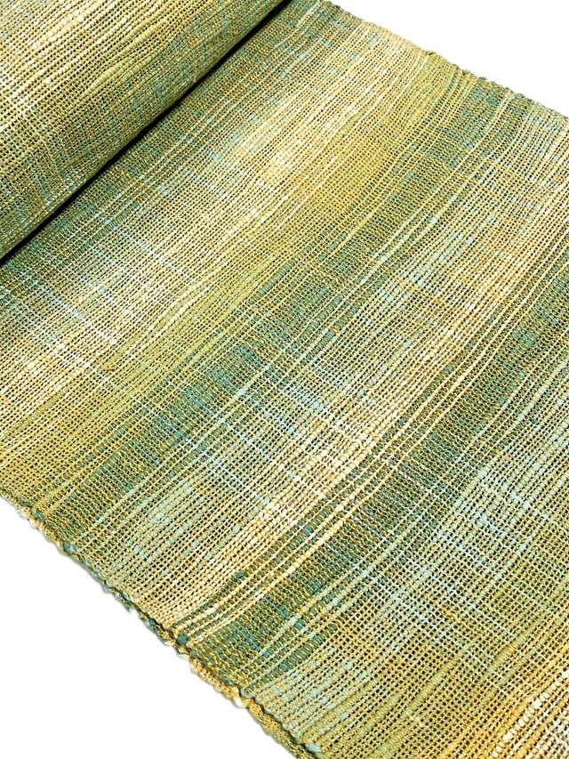 紅花染 新田源太郎 手織り