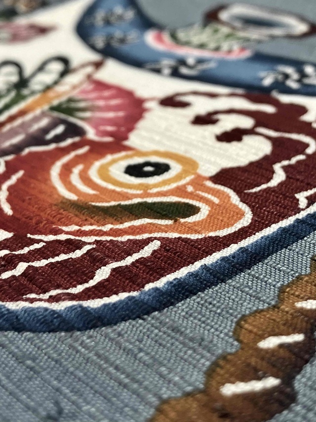 城間栄順　紅型