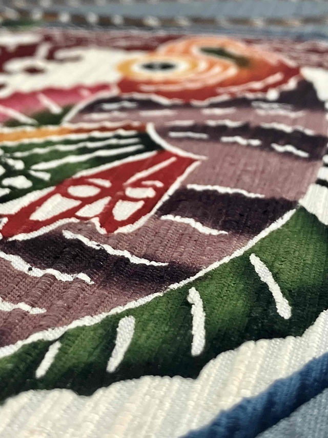 城間栄順　紅型