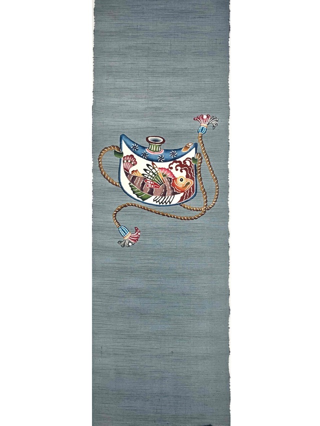 城間栄順　紅型