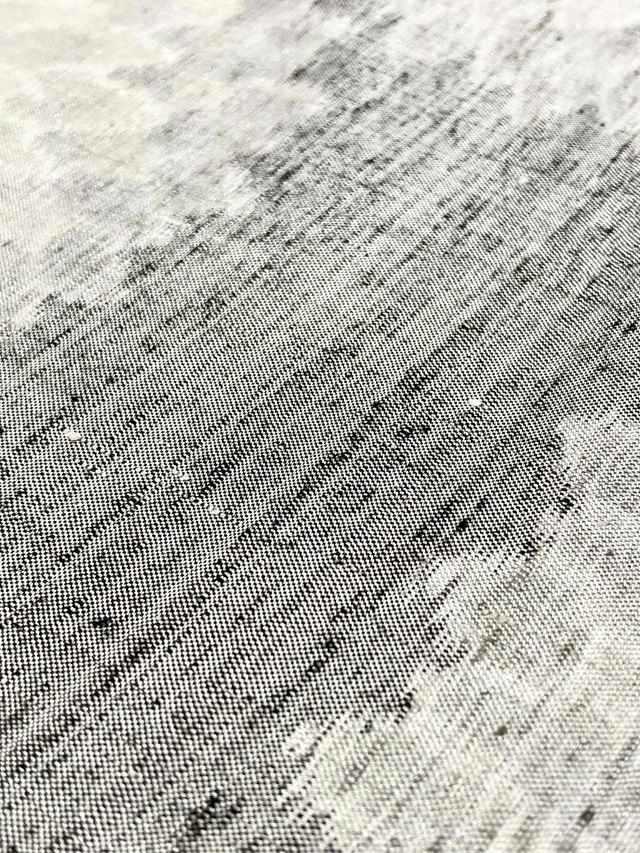 小千谷紬 松煙染