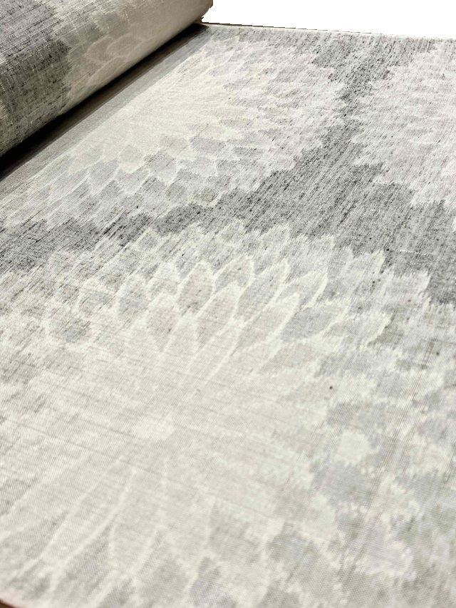 小千谷紬 松煙染