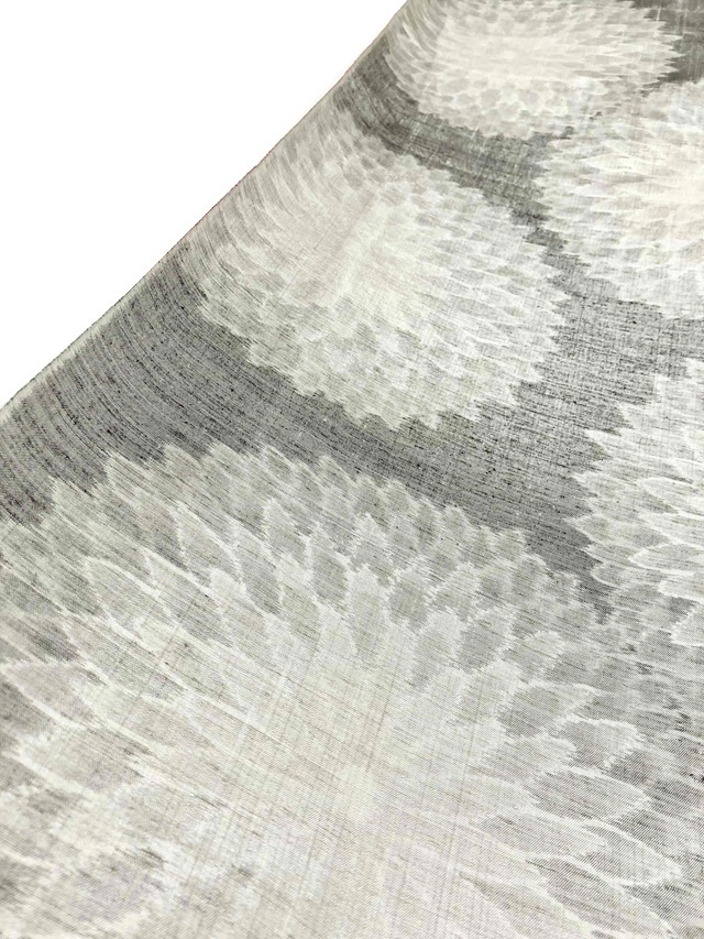 小千谷紬 松煙染