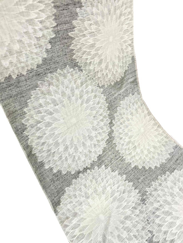 小千谷紬 松煙染