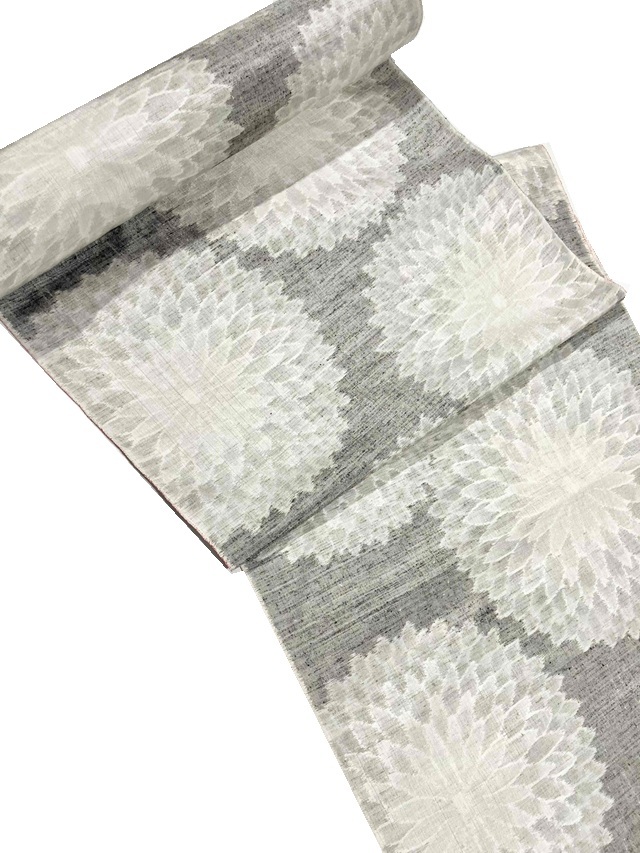 小千谷紬 松煙染