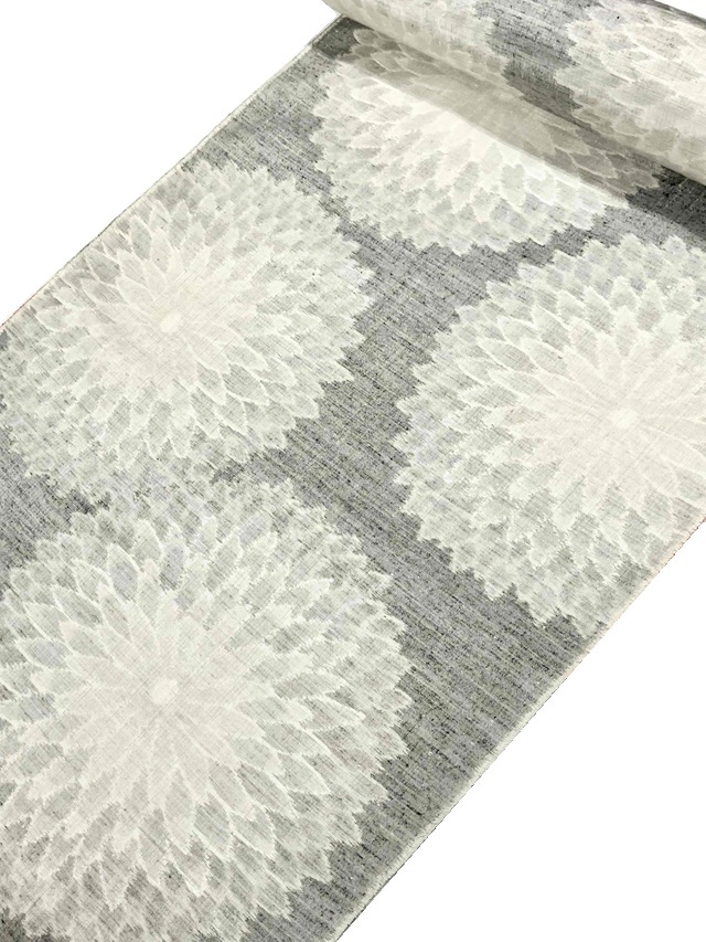 小千谷紬 松煙染