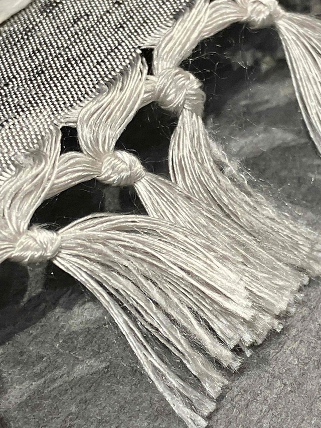 小千谷紬 松煙染