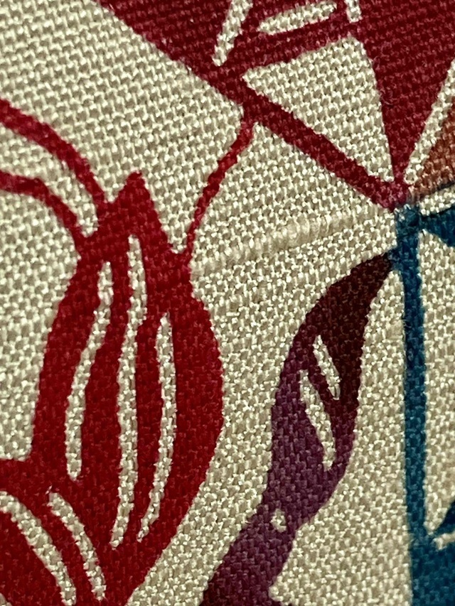 紅型工房ひがしや 10周年感謝特価 小千谷紬九寸名古屋帯 唯一無二の