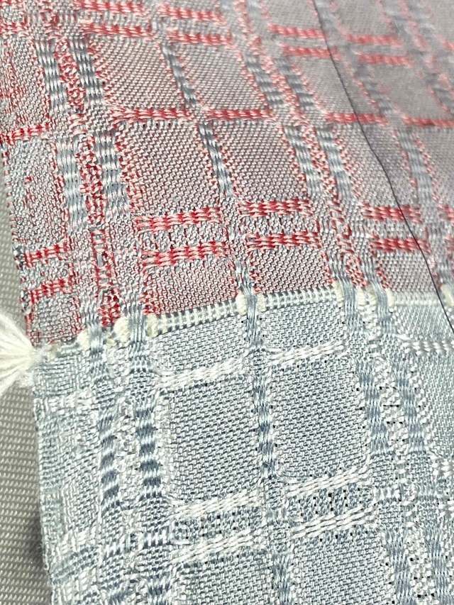 白鷹織　弐藍織