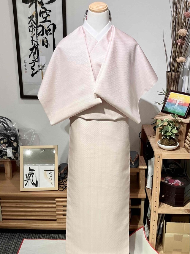 白鷹の手綾織 白たか織 手織り 極上の煌めき ピンク| 着物セレクト専門