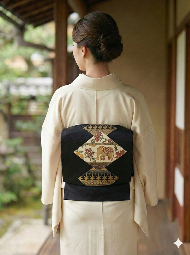 夢染里 染九寸名古屋帯