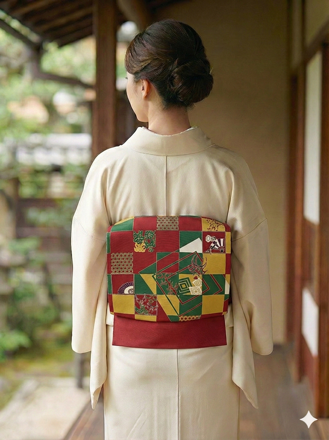 夢染里 染九寸名古屋帯