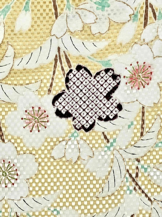 枝垂桜 九寸名古屋帯 京友禅 名門成謙工房 期間限定 ｜着物セレクト