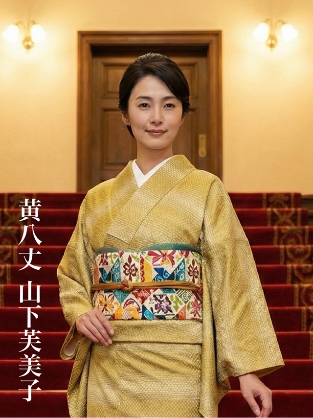 山下芙美子 黄八丈 段文 期間限定SALE｜着物愛好家が最後に行き着く