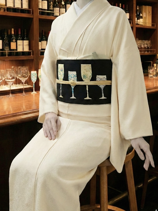 京友禅ワイングラス