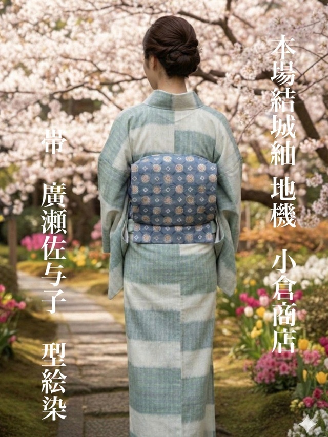 本場結城紬 廣瀬佐与子